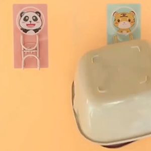 ตะขอแขวนกะละมัง ลายการ์ตูน ตะขอแขวนอเนกประสงค์ ที่แขวน ไม่ต้องเจาะผนัง รับน้ำหนักได้มาก