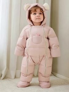 MINI BALA | Double Zipper Duck Down Infant Onesie Winter