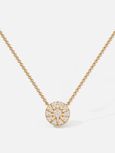 Gold-colored Soleil Sunflower Necklace for Women