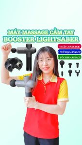 Máy massage giãn cơ Ai Booster Lightsaber 4 chế độ 5 tốc độ 126W