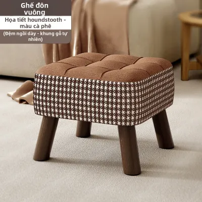NAIJIA | Đôn Gỗ Phong Cách Retro Để Đổi Giày và Bên Cạnh Sofa
