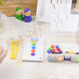 MONPLAY | BỘ ĐỒ CHƠI GẮP HẠT ỐNG NGHIỆM – GẮP HẠT CON SÂU CHO BÉ
