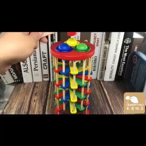 Đồ chơi đập bóng lốc xoáy bậc thang zic zắc cho bé