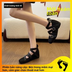 YX | Giày Bệt Phong Cách Pháp Đa Năng Kiểu Mary Jane cho Nữ có Gót Kín