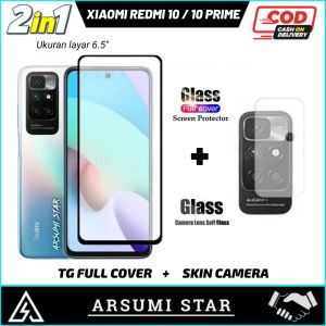 PROMO PAKET MURAH 2 IN 1 TEMPERED GLASS ANTI-BLUELIGHT XIAOMI REDMI 10 / REDMI 10 PRIME / REDMI 10 2022 / REDMI 10 PRIME 2022 TG ANTI GORES ANTI-BLUELIGHT + GARSKIN CARBON 3D