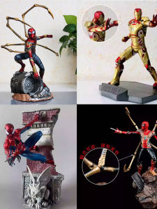 Premium Edition Iron Man Spider-Man Hero Far Expedition Collectible Figure Car Decoration Childrens Toy Model Statue