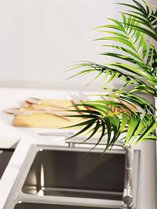 【READY STOCK】Multi-functional kitchen knife storage rack free punching chopsticks cutting board pot lid integrated storage drain rack Double cup model can be desktop can be wall hanging two colors can be selected