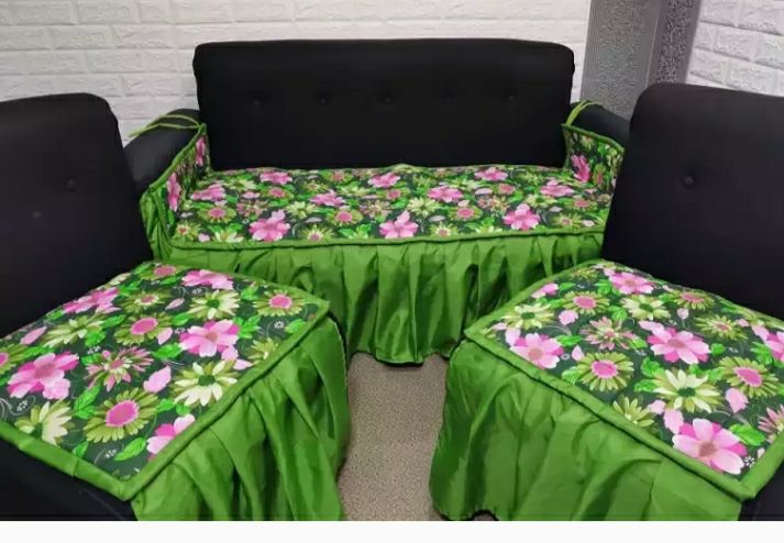 Sofa cover 3in1 with lace 3pcs | Lazada PH