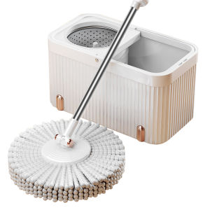 ไม้ถูพื้นปั่นรีดน้ำ+ผ้าม็อบไมโครไฟเบอร์ ขจัดน้ำอย่างรวดเร็วประหยะดแรงและประหยัดเวลา ซักแบบแฮนด์ฟรี รีดน้ำแห้งเร็ว อุปกรณ์ทำความสะอาดพื้น ไม้ถูพื้น mop พร้อมถังรีดน้ำ