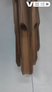 Handmade Bamboo Wind Chime for Home Decor | Soothing Sound Outdoor Wind Bell | Balcony Garden & Indoor Hanging Ornament (1 pc)