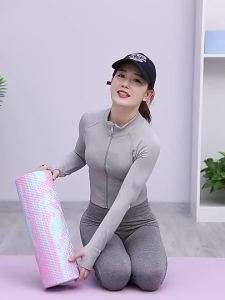 Soft Solid Textured Foam Roller for Muscle Relaxation and Slimming