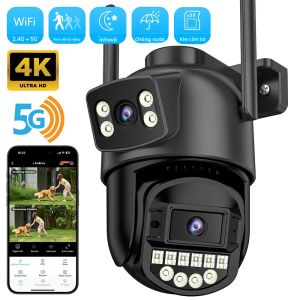 Camera Wifi PTZ Ngoài Trời 5K 10MP HD Camera Kép 8MP Màn Hình Kép AI Tự Động Theo Dõi Camera IP CCTV Với Giám Sát Video Âm Thanh P2P O-KAM