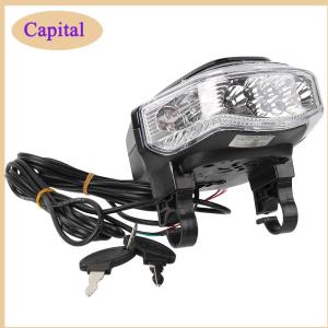 60V Angel Eye Bluetooth Headlight Feihu Lighting Spotlight Instrument Key Screen Suitable for Citycoco Electric Scooter