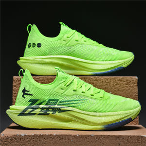 Giày Thể Thao Nam Cao Cấp 2024 Thoáng Khí Nhẹ Thoải Mái Chất Liệu Tổng Hợp Đế Cao Su Thích Hợp Cho Chạy Marathon