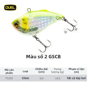 Duel | Mồi Cá Fatty VIB 3D Phân Quang