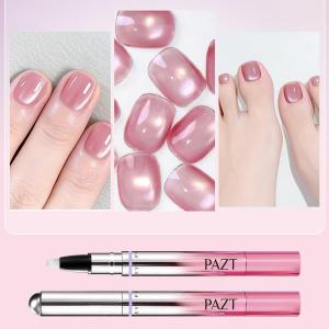 Multifunctional Lazy Cat Eye Nail Art Gel Pen Nail Polish With Magnetic Ball Nail Design Tools Natural Nail Makeup