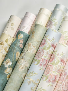 American Style Retro Countryside Wallpaper Self Adhesive 3D Bedroom Wall Refurbishment Decorative Stickers for Small Rooms