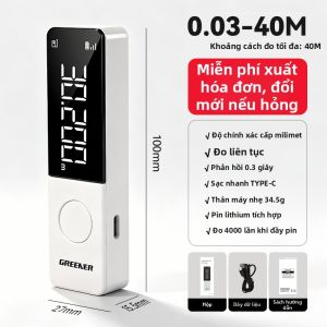 Greener | Máy Đo Khoảng Cách Bằng Tia Laser Cầm Tay Chuyên Dụng Chính Xác Cao Sử Dụng Pin Li