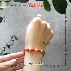 Vòng tay charm Chiêu Tài (Kiểu Omamori) Có sẵn