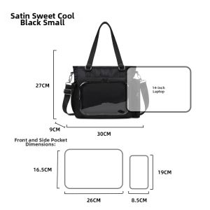 AORDA | Large Capacity Dual-use Blue Bag 20cm