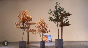 ⭐GOLD EUCALYPTUS⭐ Artificial Plant Decor Tree Indoor Plant Decoration Plant Home Decor Office Plant Lobby Plant Decoration Artificial Greenery Indoor Tree Artificial Plant Decoration Indoor Plant Decor for Home Office Hotel Lobby Interior Decoration