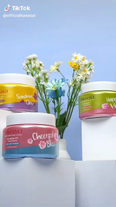 Hanasui Brightening Body Scrub - Mengangkat Sel Kulit Mati Halus Sehat Cerah Symwhite 377 Glutathione Niacinamide