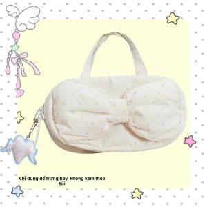 LOLA DESIGN | Vỏ Bút Dung Lượng Lớn Hai Mặt Có Nơ Đính
