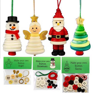 Yespery ông già giáng sinh sáng tạo Claus Snowman nút Mặt dây chuyền búp bê Bộ đồ thủ công Cây giáng sinh Đồ treo trang trí trang trí Giáng sinh
