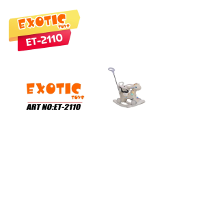 Mainan Anak Ride On Rocking Dino 7 In 1 Exotic ET2110 Kursi Goyang Dengan Dorongan Musik Lampu