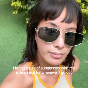 Sunnies Studios Rome (Pilot Polarized Sunglasses for Men and Women)