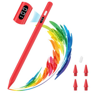 Moko bút chỉ điểm cho iPad 2018-2025 USB-C nhanh sạc bút chì với LED hiển thị điện nghiêng độ nhạy cho Apple iPad A16/11/10/9/8/7/6 không khí 7/6/5/4/3/m3/m2 Pro 13 "/12.9"/11 "/M4 mini 7/6/5