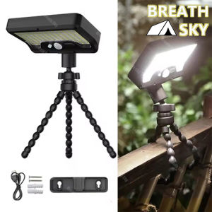 Solar Flood Light Outdoor Waterproof Clip Light Wall Lamp Fence Lamp Garden Decorative Light