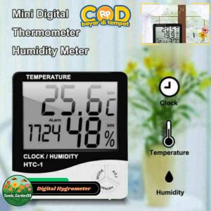 DIGITAL HYGROMETER & THERMOMETER HTC-01 (Pengukur suhu ruangan)