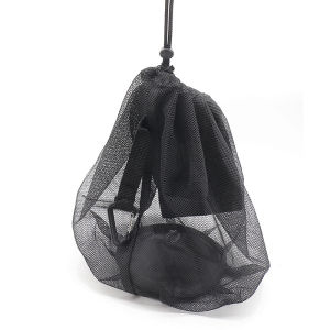 Portable Drawstring Basketball Backpack Mesh Bag Football Soccer Volleyball Ball Storage Bags Outdoor Sports Cycling Equipment