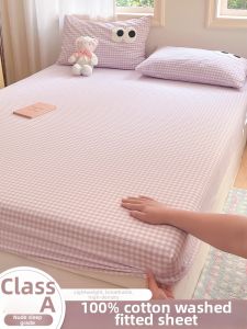 Kiss Dear | 100% Cotton Gingham Fitted Sheet