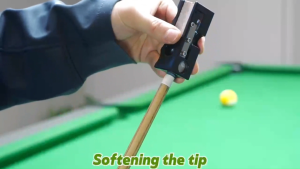 Pool Cue Tip Repair Tool Billiard Cue Stick Tip Tool Accessories for Replacement and Shaping Cue Tip