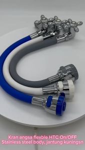 Kran angsa flexble Cuci Piring HTC Leher Fleksibel Keran Dapur Kran Flexible Leher Angsa 2 Mode WW