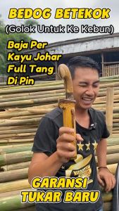 Jawara Pisau | Bedog Betekok Hamalan Baja Per Super Kuat dan Tajam  Kupas kelapa Cacah Tulang