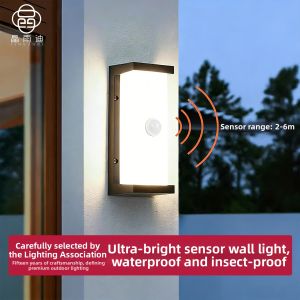 JINGYUDI | Waterproof Motion Sensor Outdoor Wall Light