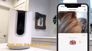 Petscaso 355Smart Pet TreatCam | 2K HD | Treat Tossing & Motion Tracking | 355° View & Two-Way Audio