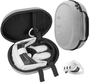Hard Carrying Case Compatible with Oculus/Meta Quest 3 Suitable for Travel Portable Protection Accessories for Oculus Quest 3