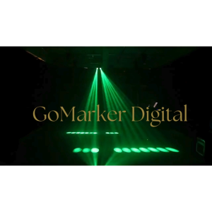 GO Emslaser Lampu Disco Warna Warni Proyektor Sensor Suara RGB 128 LED 20W - EL20