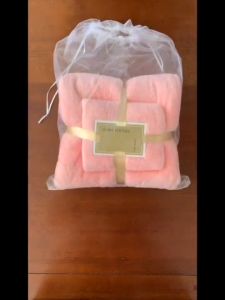 2-in-1 Bath Towel Set Coral Velvet Soft and comfortable Bath Towel and towel Combo Absorb Water Quickly High quality