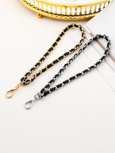 Chengeng Handmade Leather Chain Bracelet Short Chain Handbag Strap Zero Wallet Chain Sheepskin Fashion Accessory