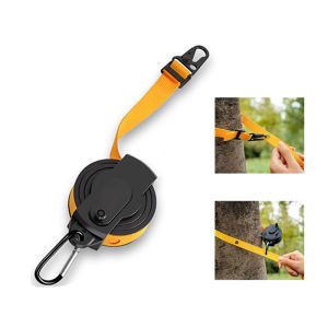Portable 3.6m Retractable Clothesline Windproof  And Non-Slip Compact And lightweight  Comes With Hook And Storage Bag