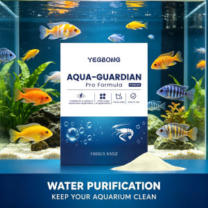 Aquarium Water Purifier Powder Remove Impurities Purify Water Improve Water Quality Safe Easy to Use Fish Tank Water Conditioner