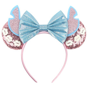 Cartoon Lilo & Stitch Headbands for Girls Mickey Mouse Ears Hairband Kids Yoda Hair Accessories Women Disney Angel Headwear Gift