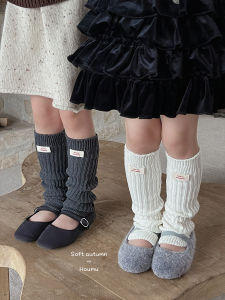 Kids Foot Sock Spring and Autumn Pure Cotton Girl Retro Loose Socks Korean Style Western Style Baby Girl Knitting Calf Socks Foot Sock