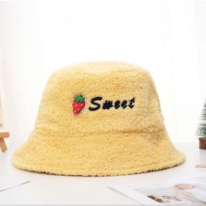 CAE - Topi Anak Perempuan 4-13 Tahun Sweet Strawberry Bucket Hat Import