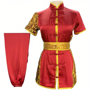 HANCUI | Martial Arts Uniform Red Customized